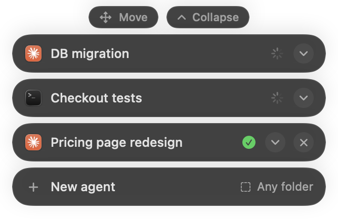 The stack: DB migration, Checkout tests, Pricing page redesign